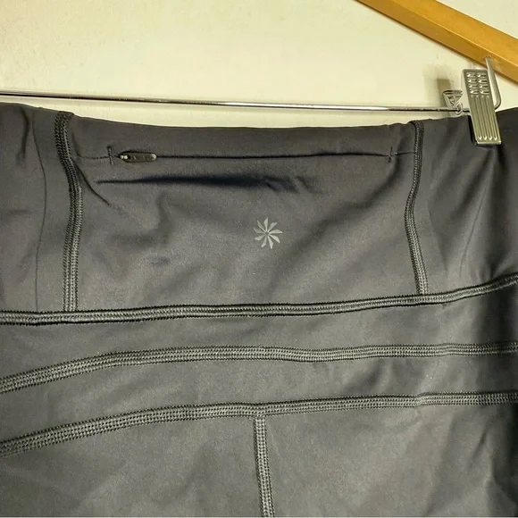 Athleta Vitality Rib 7/8 Tight Leggings Black Size Large - Picture 6 of 7